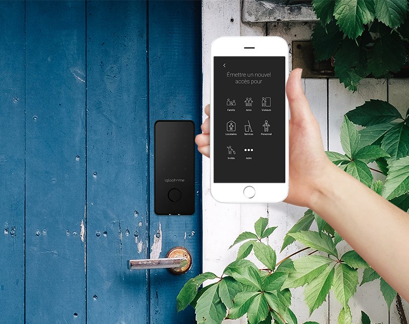 Serrure connectée igloohome pour la location courte durée